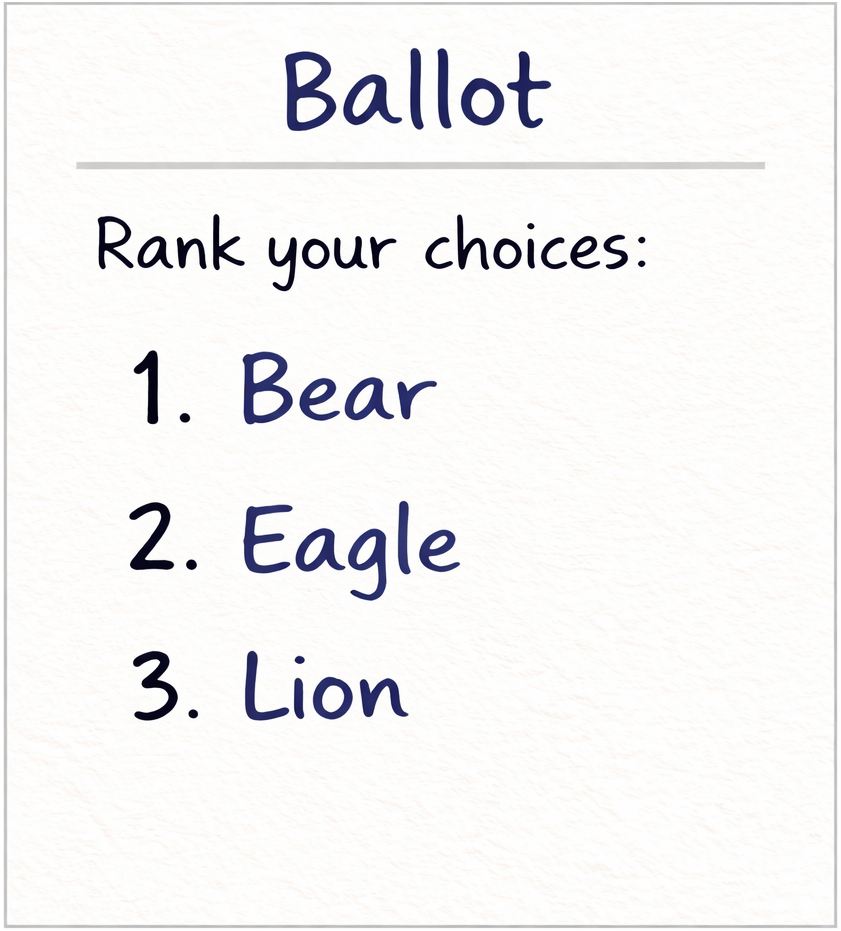 Bear supporters ballot