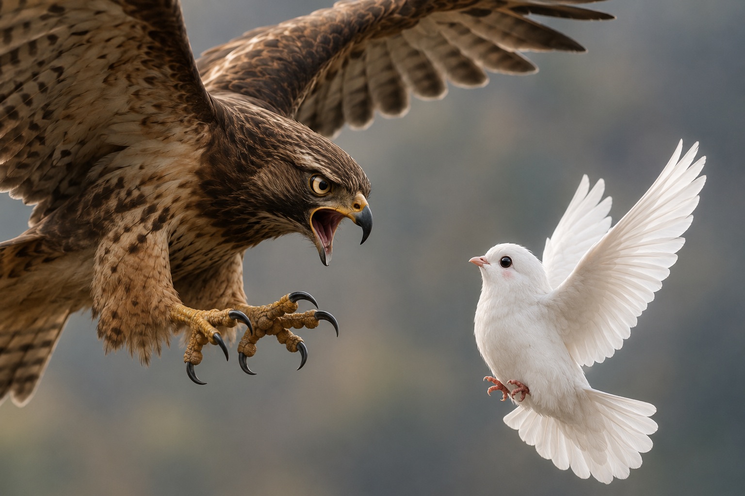 Hawk and dove